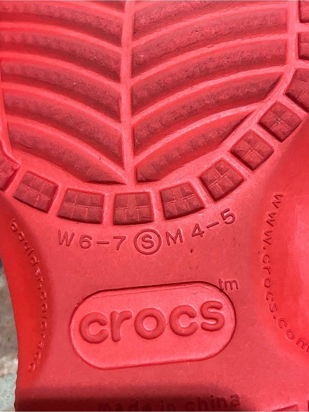 Disney CROCS - Red with Black Strap - Picture 5 of 5
